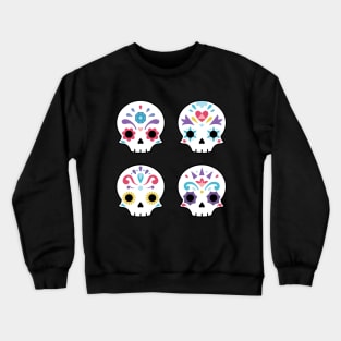 Cute sugar skulls Crewneck Sweatshirt